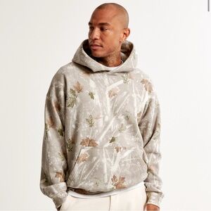 ABERCROMBIE CAMO essential popover hoodie
